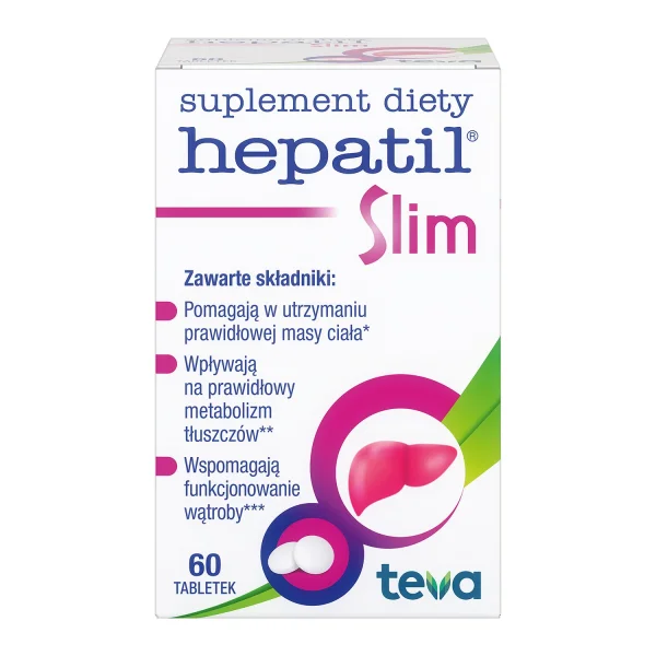 Hepatil Slim, 60 tabletek