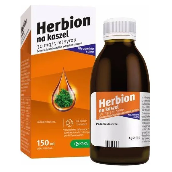 Herbion na kaszel 30 mg/ 5 ml, syrop, 150 ml