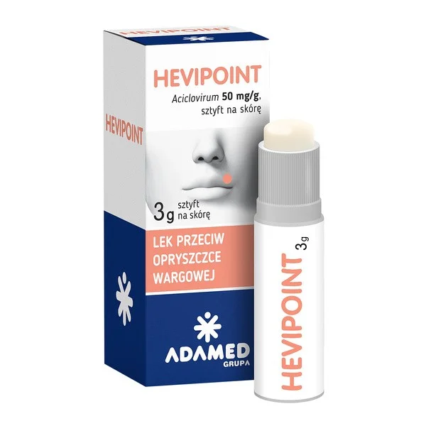 Hevipoint 50 mg/g, sztyft na skórę, 3 g