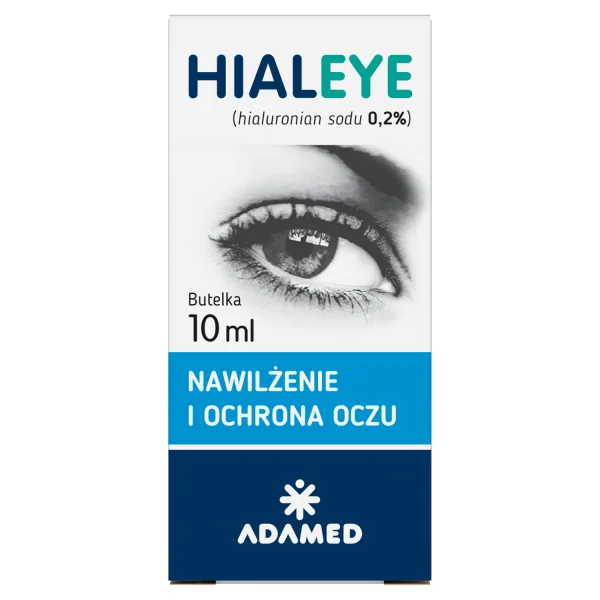 Hialeye 0,2%, nawilżające krople do oczu, 10 ml