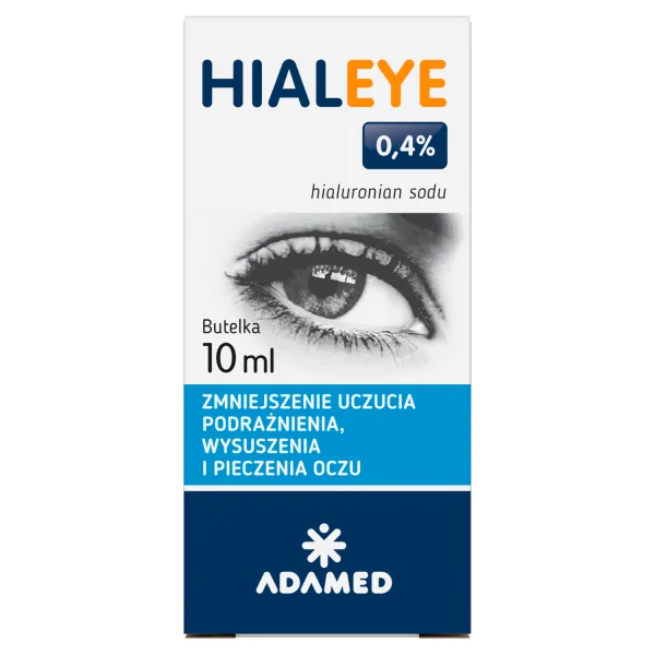 Hialeye 0,4%, nawilżające krople do oczu, 10 ml