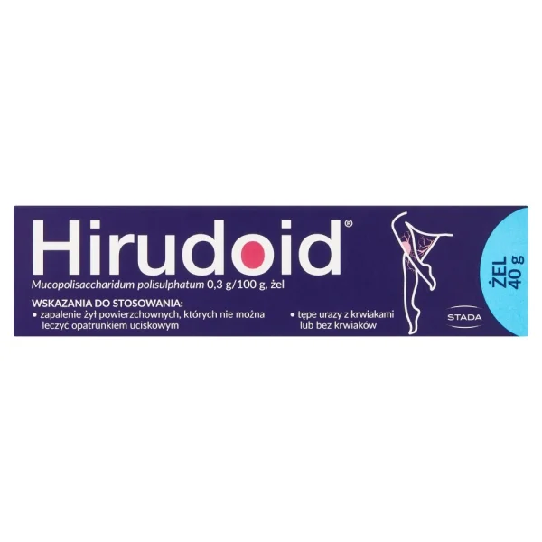Hirudoid 0,3 g/ 100 g, żel, 40 g