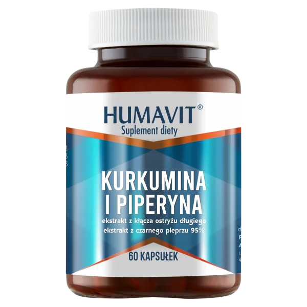 Humavit Kurkumina i Piperyna, 60 kapsułek