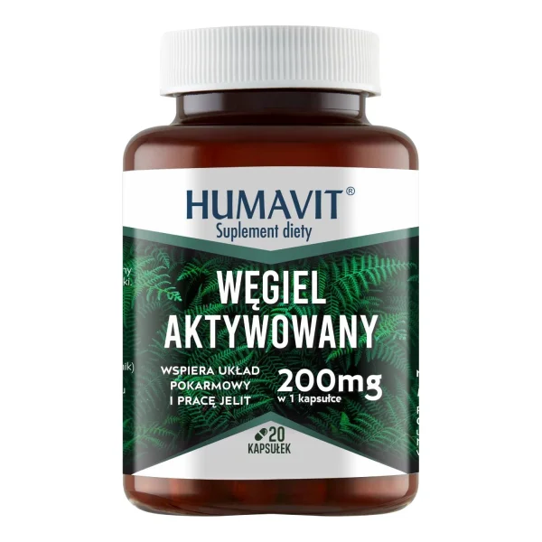 Humavit Węgiel aktywowany, 20 kapsułek