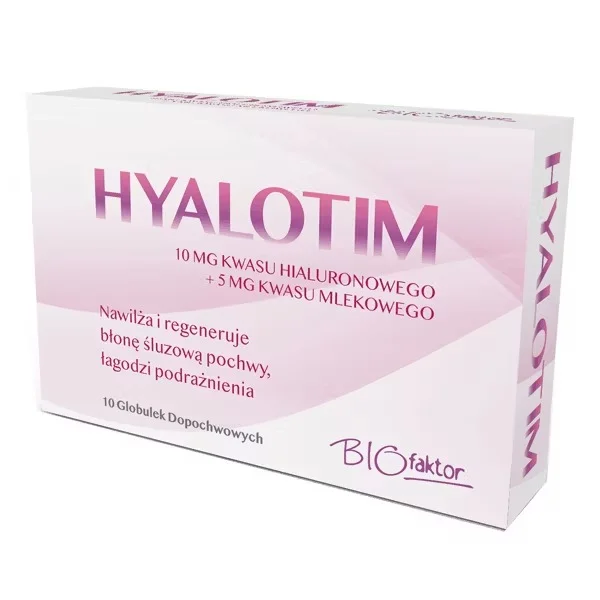 Hyalotim,  globulki dopochwowe, 10 sztuk