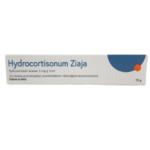 Hydrocortisonum Ziaja, 5 mg/g, krem 15 g
