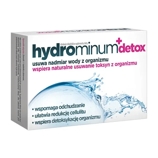 Hydrominum + Detox, 30 tabletek