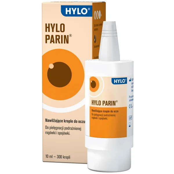 Hylo Parin, nawilżające krople do oczu z heparynianem sodu, bez konserwantów, 10 ml