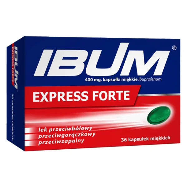 Ibum Express Forte 400 mg, 36 kapsułek miękkich