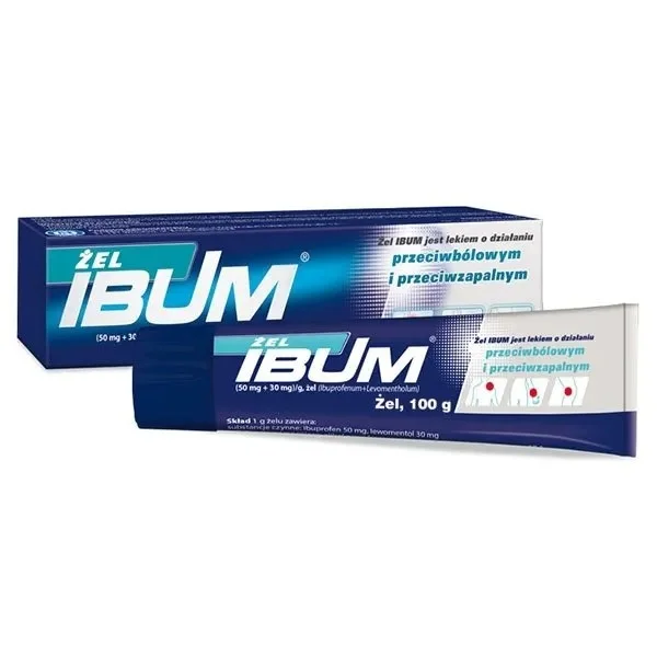 Ibum (50 mg + 30 mg)/g, żel, 100 g