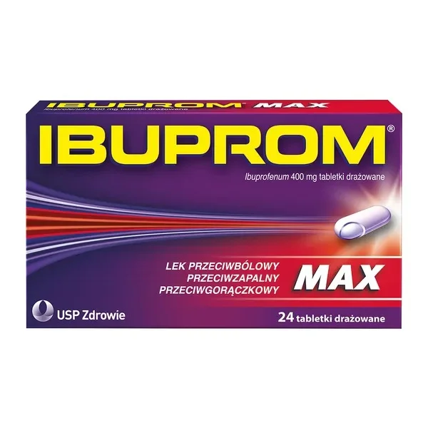 Ibuprom MAX 400 mg, 24 tabletki