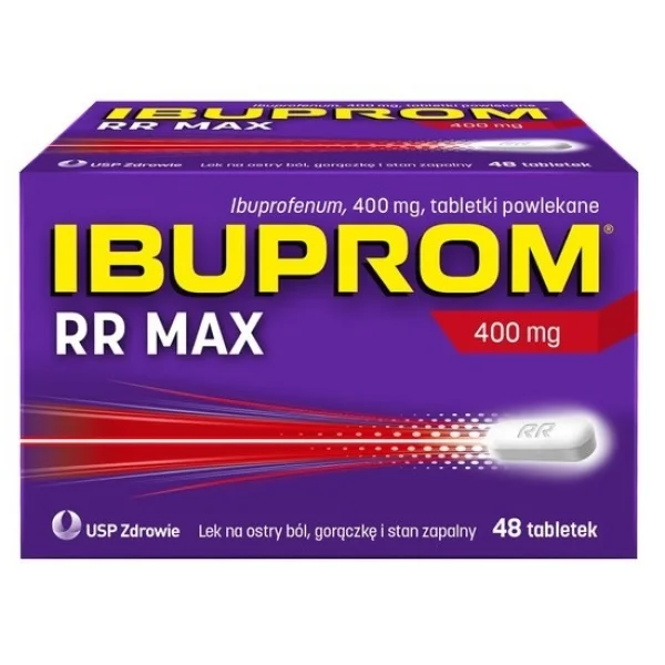 Ibuprom RR Max 400 mg, 48 tabletek