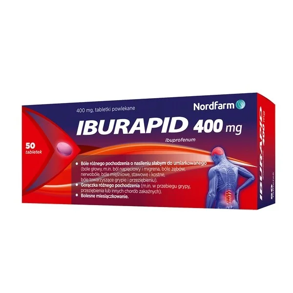 Iburapid 400 mg, 50 tabletek