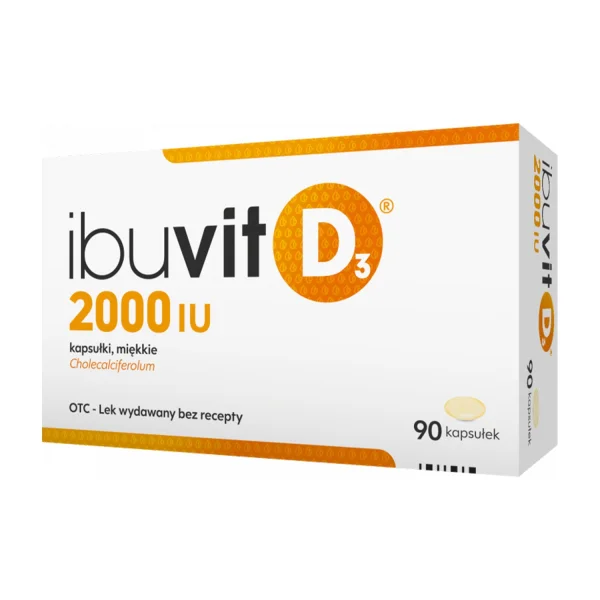 Ibuvit D3 2000 IU, 90 kapsułek