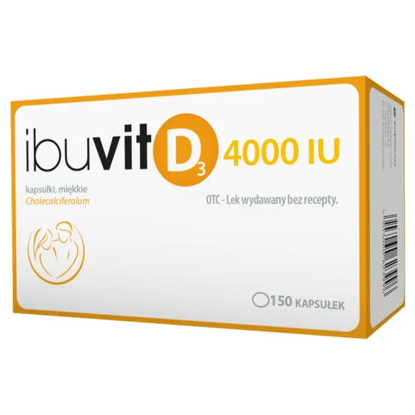 Ibuvit D3 4000 IU, 150 kapsułek