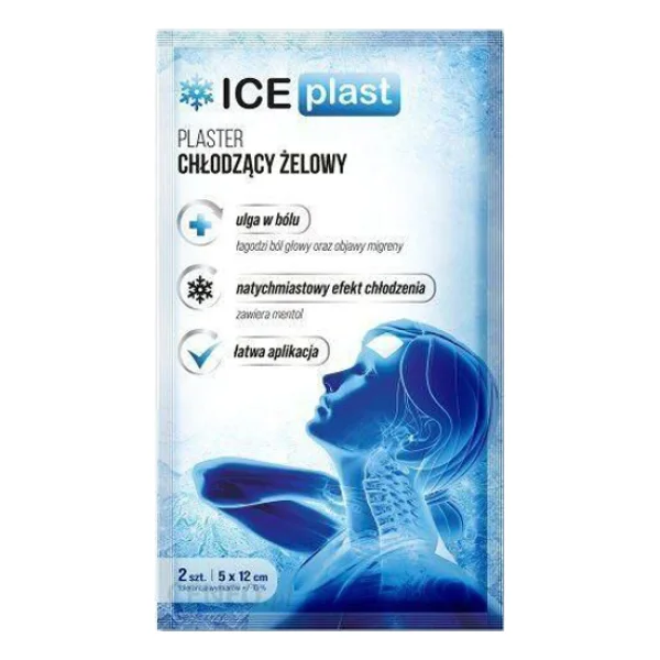 Ice Plast Plaster chłodzący żelowy, 2 sztuki