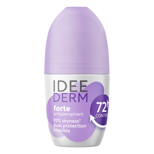 Idee Derm, antyperspirant roll-on, forte, 72h, 50 ml