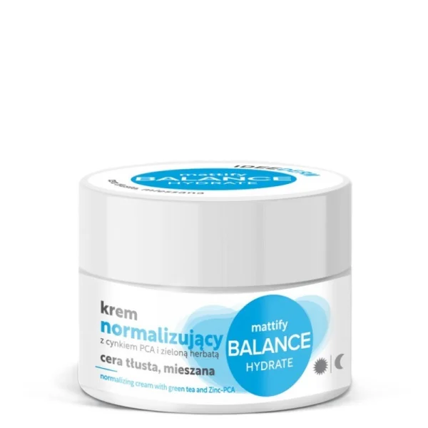 Ideederm Krem normalizujący, cera tłusta  i mieszana, 50 ml