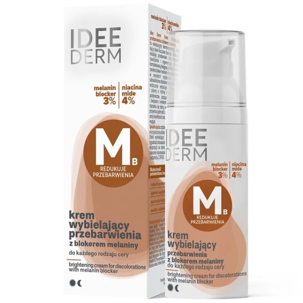 Idee Derm, krem wybielający przebarwienia z blokerem melaniny, 50 ml