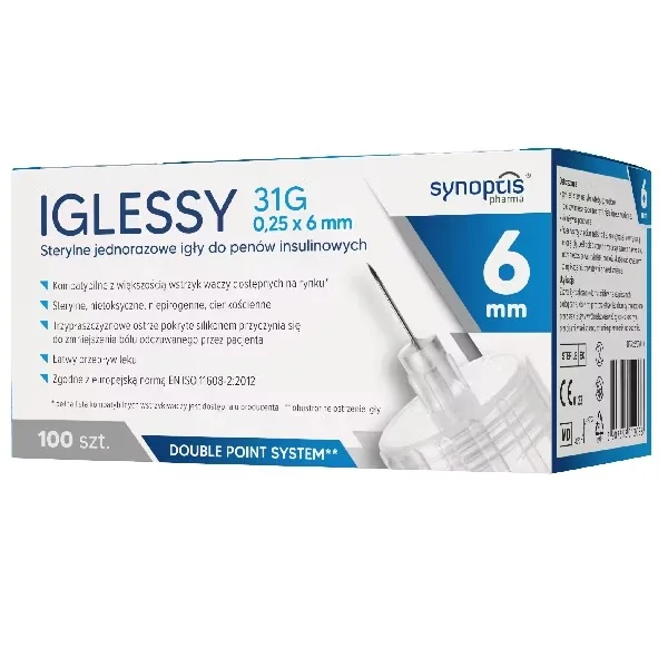 iglessy-sterylne-igly-do-penow-insulinowych-31g-6-mm-100-sztuk