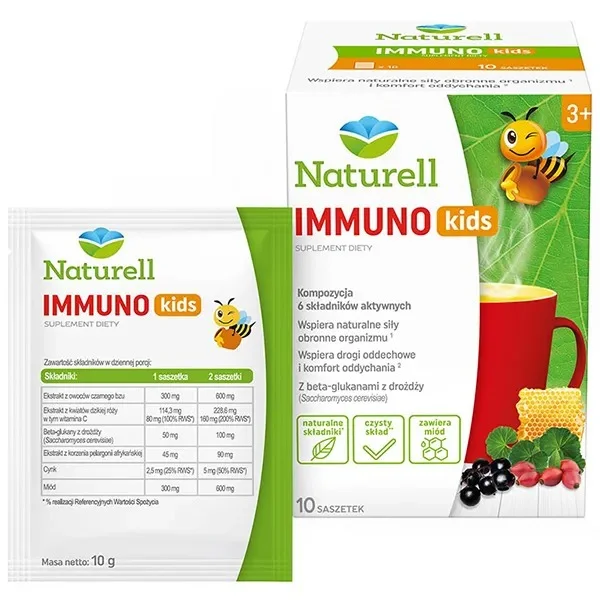 Naturell Immuno Kids, 10 saszetek