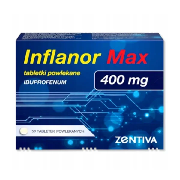 Inflanor Max 400 mg, 50 tabletek