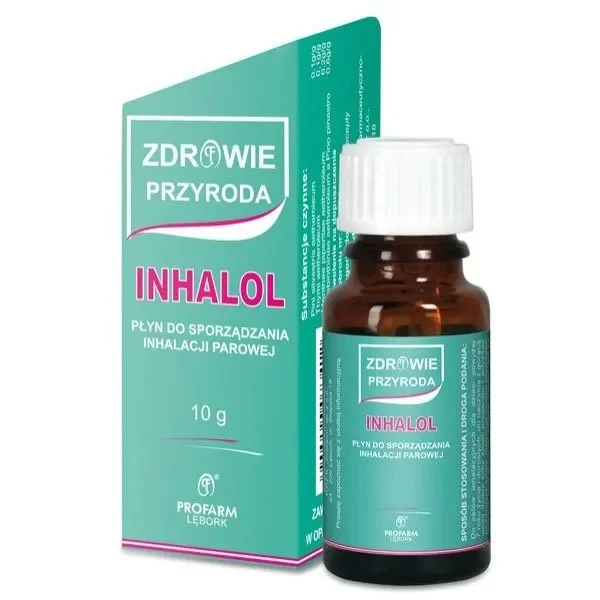 Inhalol, krople do inhalacji, 10 g