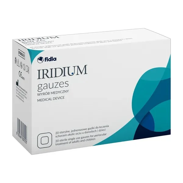 Iridium Gauzes, gaziki, 20 szt