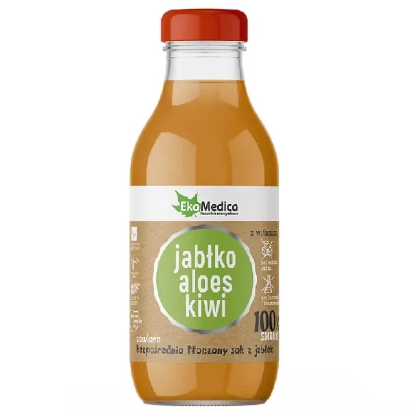 Ekamedica Sok jabłko, aloes, kiwi, 300 ml