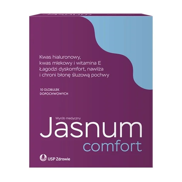 Jasnum Comfort, globulki dopochwowe, 10 sztuk