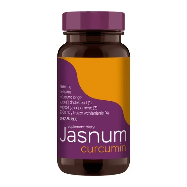 Jasnum Curcumin, 60 kapsułek