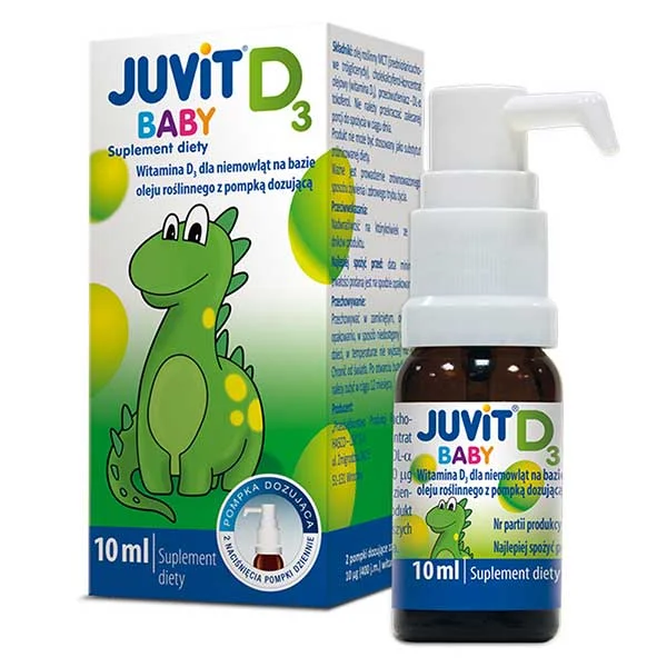 Juvit Kids D3 20000 IU/ml, krople doustne, roztwór, 10 ml