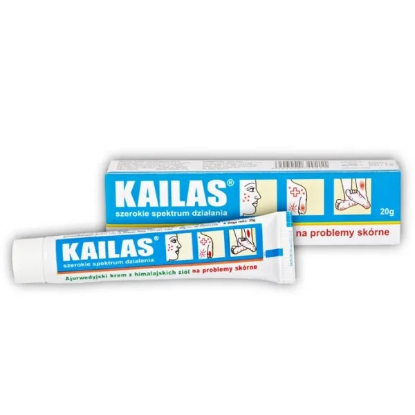 Kailas, ajurwedyjski krem z himalajskich ziół na problemy skórne, 20 g