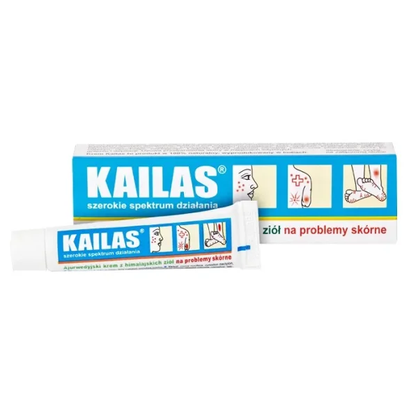 Kailas Ajurwedyjski krem z himalajskich ziół na problemy skórne, 8 g