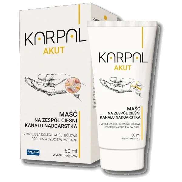Karpal Akut, maść na zespół cieśni kanału nadgarstka, 50 ml