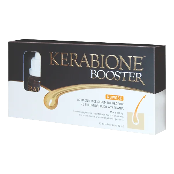 Kerabione Booster, wzmacniające serum do włosów ze skłonnością do wypadania, 4 x 20 ml