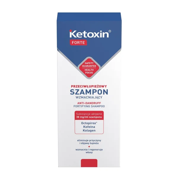 L'Biotica Ketoxin Forte, przeciwłupiezowy szampon wzmacniający, 200 ml