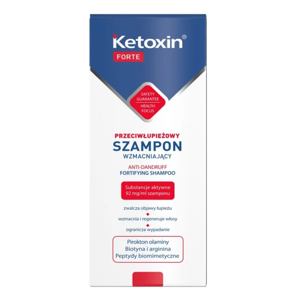 L'Biotica Ketoxin Forte, przeciwłupiezowy szampon wzmacniający, 200 ml