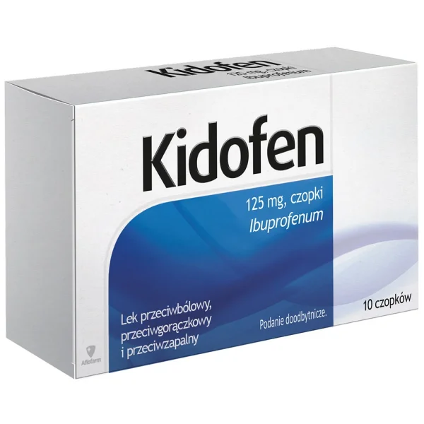 Kidofen 125 mg, 10 czopków