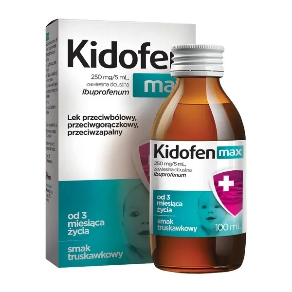 Kidofen max 250 mg/5 ml, zawiesina doustna, 100 ml