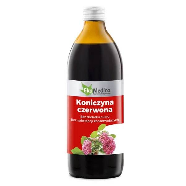 EkaMedica Koniczyna Czerwona, sok, 500 ml