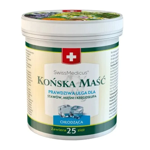 SwissMedicus, szwajcarska maść końska, chłodząca, 500 ml