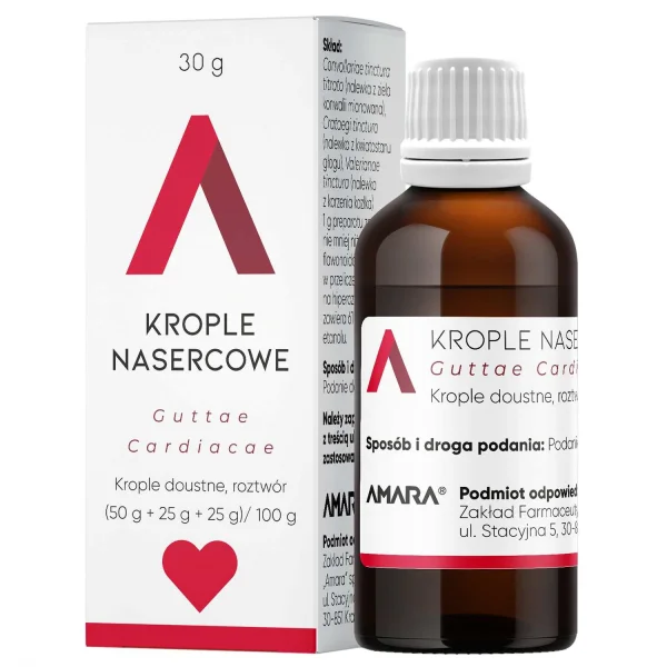 Krople nasercowe (50 g + 25 g + 25 g)/ 100 g, krople doustne, roztwór, 30 g