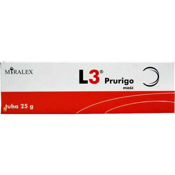 L3 prurigo, maść ochronno-pielęgnacyjna, o działaniu łagodzącym swędzenie, 25 g