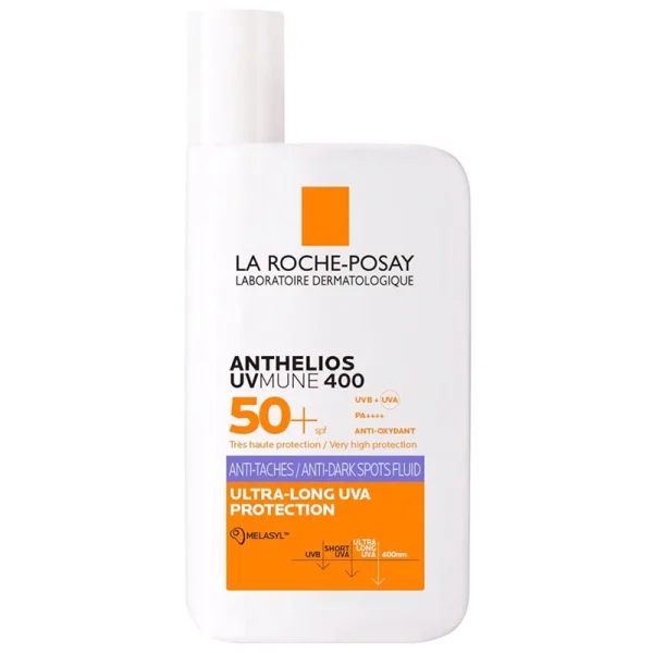La Roche-Posay Anthelios UVMUNE400, fluid przeciw przebarwieniom, SPF 50+, 50 ml