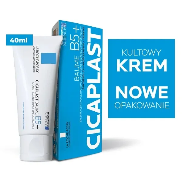La Roche-Posay Cicaplast Baume B5, kojący balsam regenerujący, 40 ml