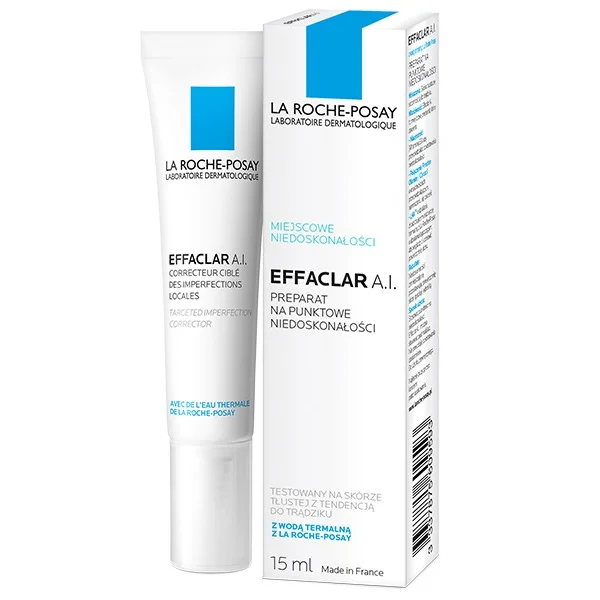 La Roche-Posay Effaclar A.I., krem na punktowe zmiany trądzikowe, 15 ml