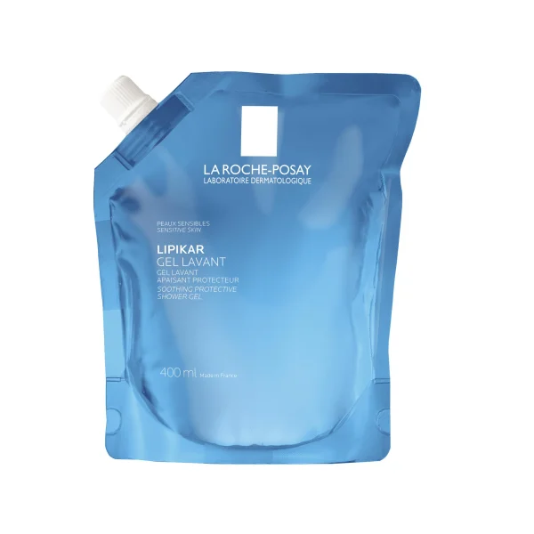 La Roche-Posay Lipikar, delikatny żel myjący do twarzy i ciała, skóra wrażliwa, 400 ml