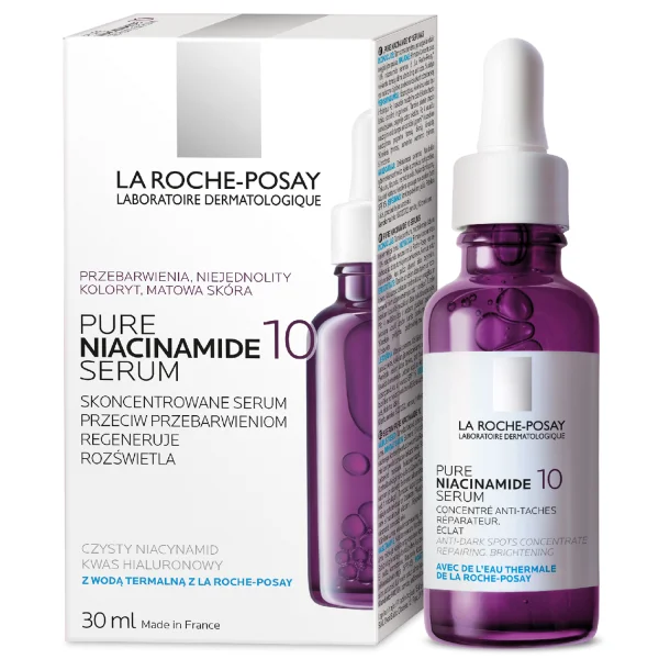 La Roche-Posay Pure Niacinamide 10, skoncentrowane serum do twarzy przeciw przebarwieniom, 30 ml