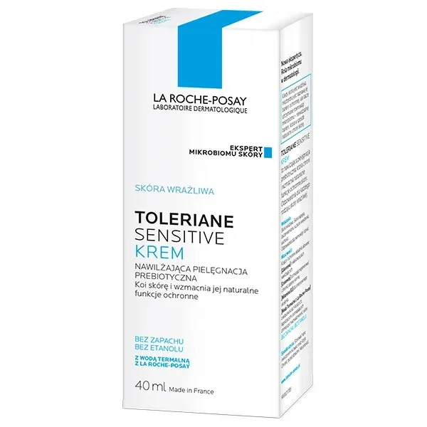 La Roche-Posay Toleriane Sensitive, krem nawilżający, 40 ml